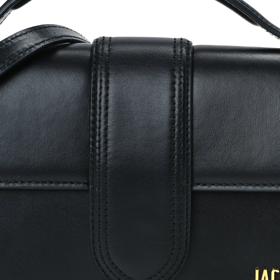 Jacquemus Smooth Calfskin Le Grand Bambino Black Image 6