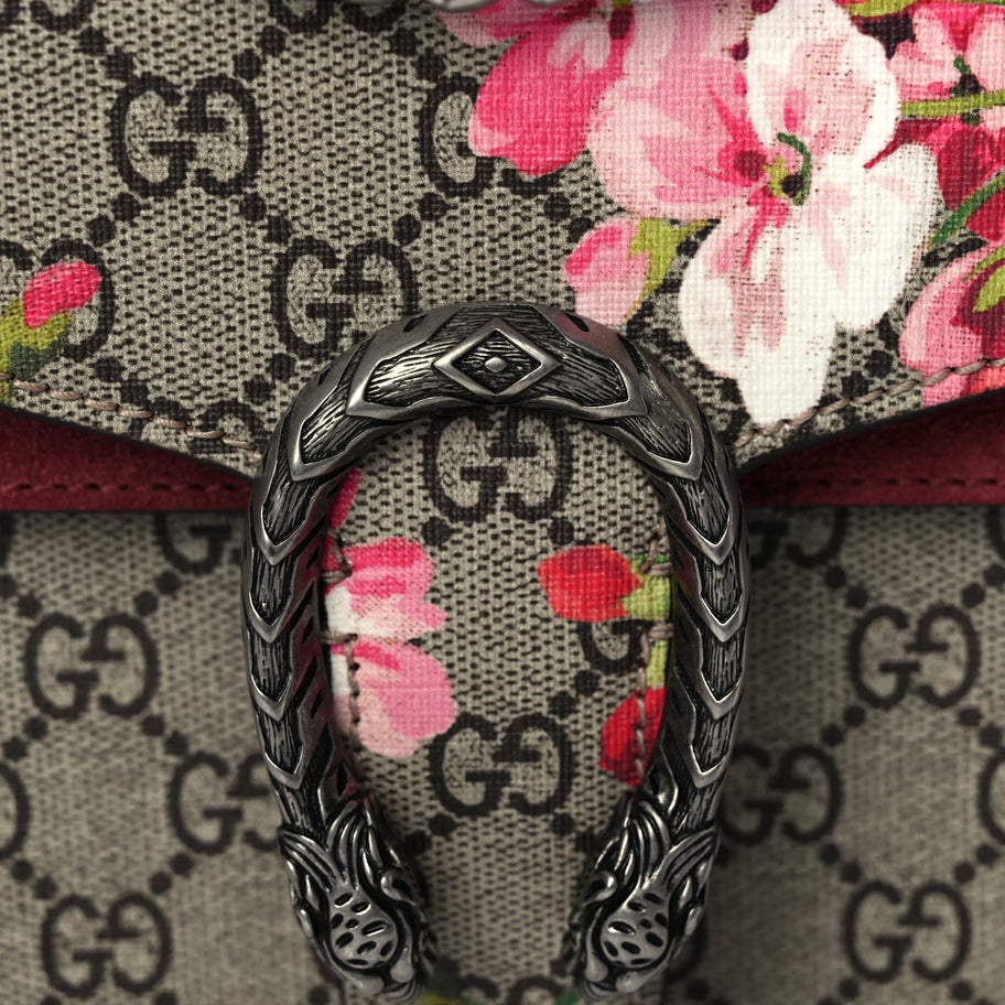 Gucci GG Supreme Monogram Blooms Mini Dionysus Shoulder Bag  Beige Multicolour Dry Rose Image 6