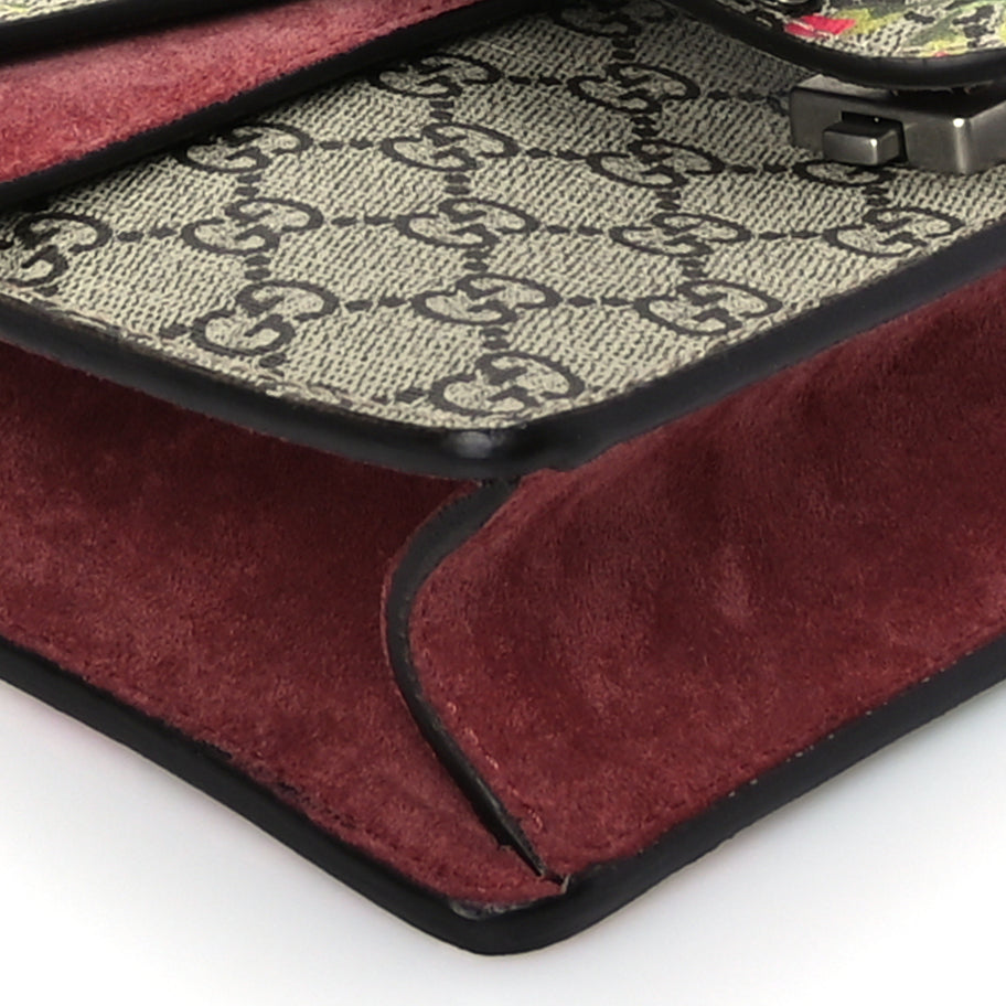 Gucci GG Supreme Monogram Blooms Mini Dionysus Shoulder Bag  Beige Multicolour Dry Rose Image 7