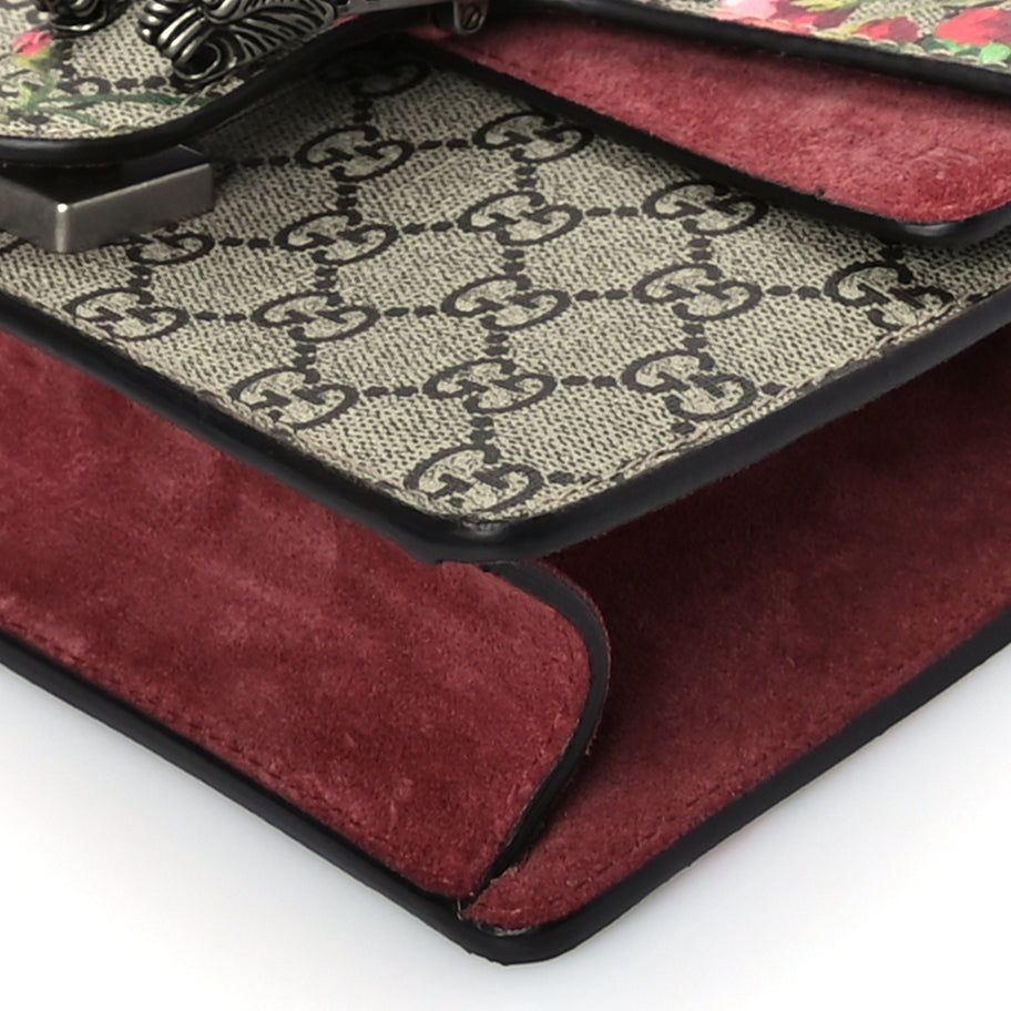 Gucci GG Supreme Monogram Blooms Mini Dionysus Shoulder Bag  Beige Multicolour Dry Rose Image 8