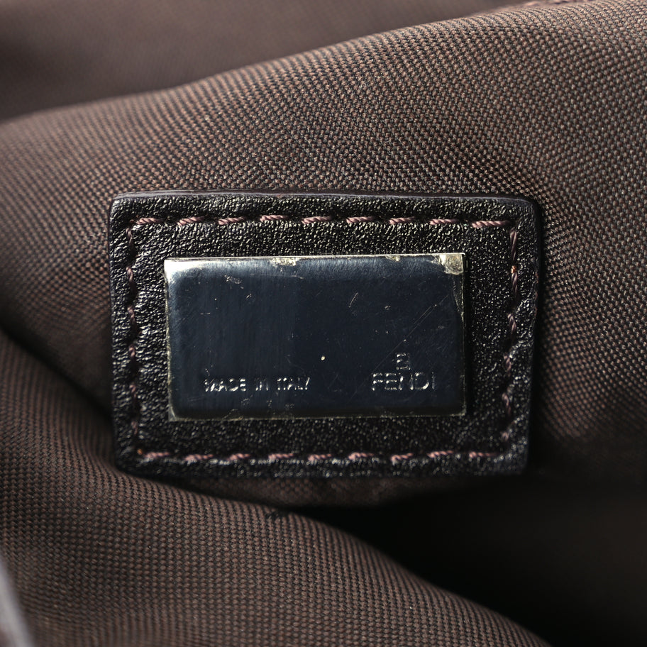 Fendi Zucchino Vitello Crossbody Brown Image 5