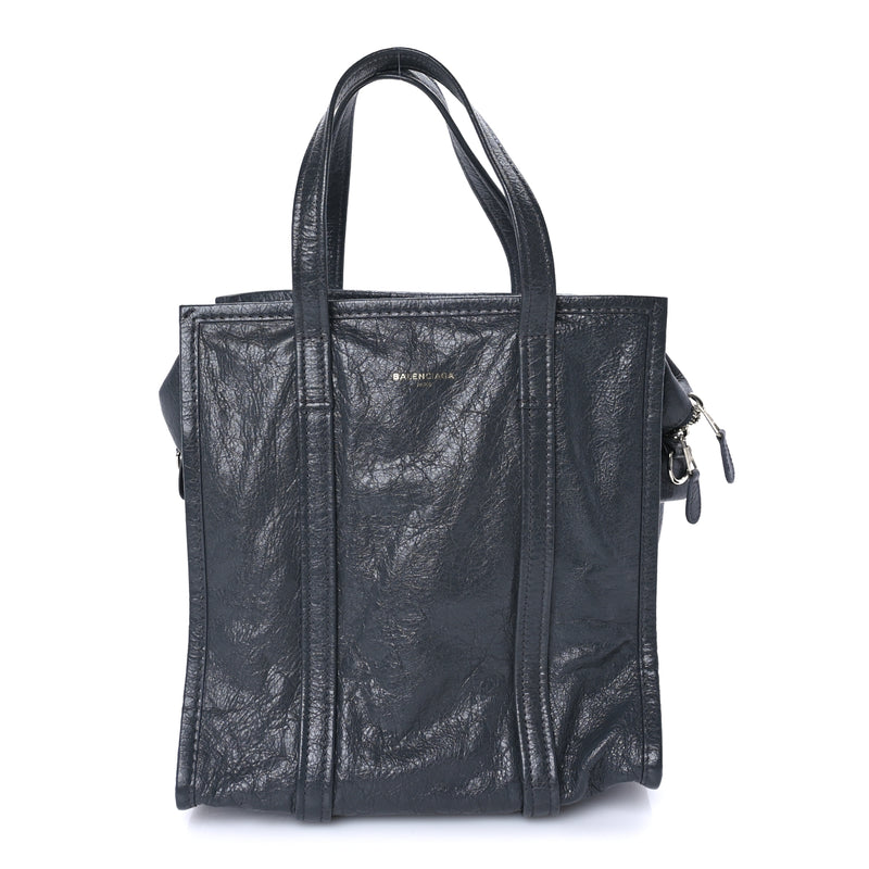  Balenciaga Agneau Small Bazar Shopper Tote Gris Pyrite // confirm colour
