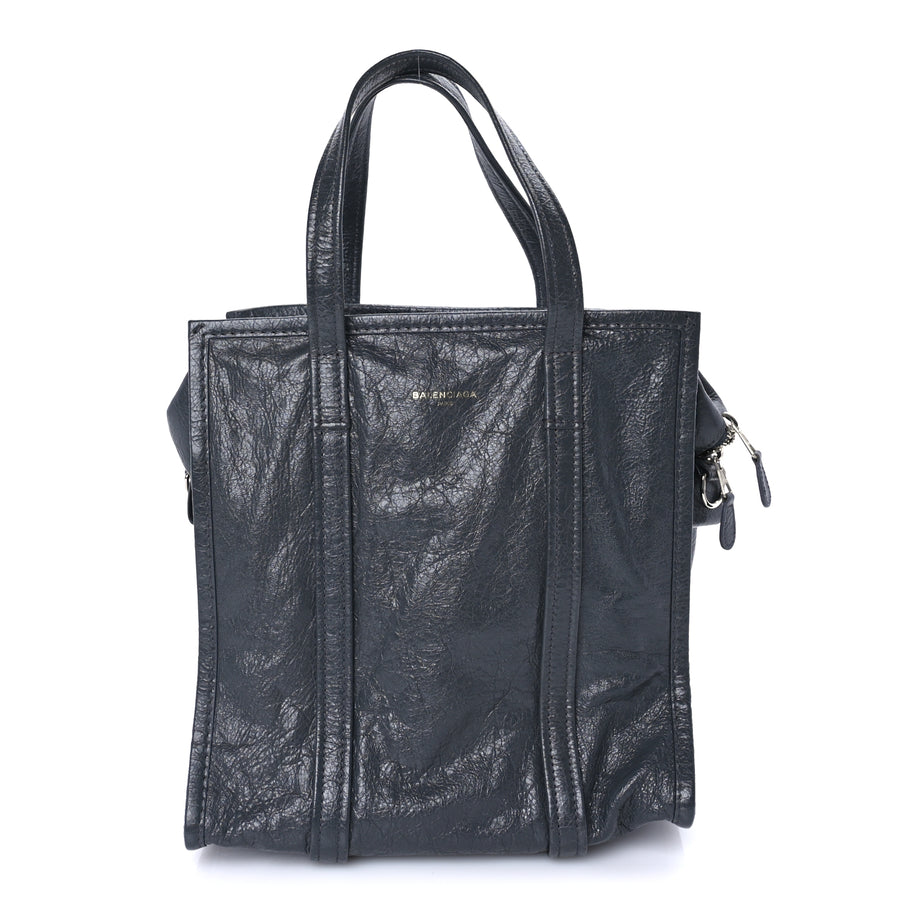 Balenciaga Agneau Small Bazar Shopper Tote Gris Pyrite // confirm colour Image 1