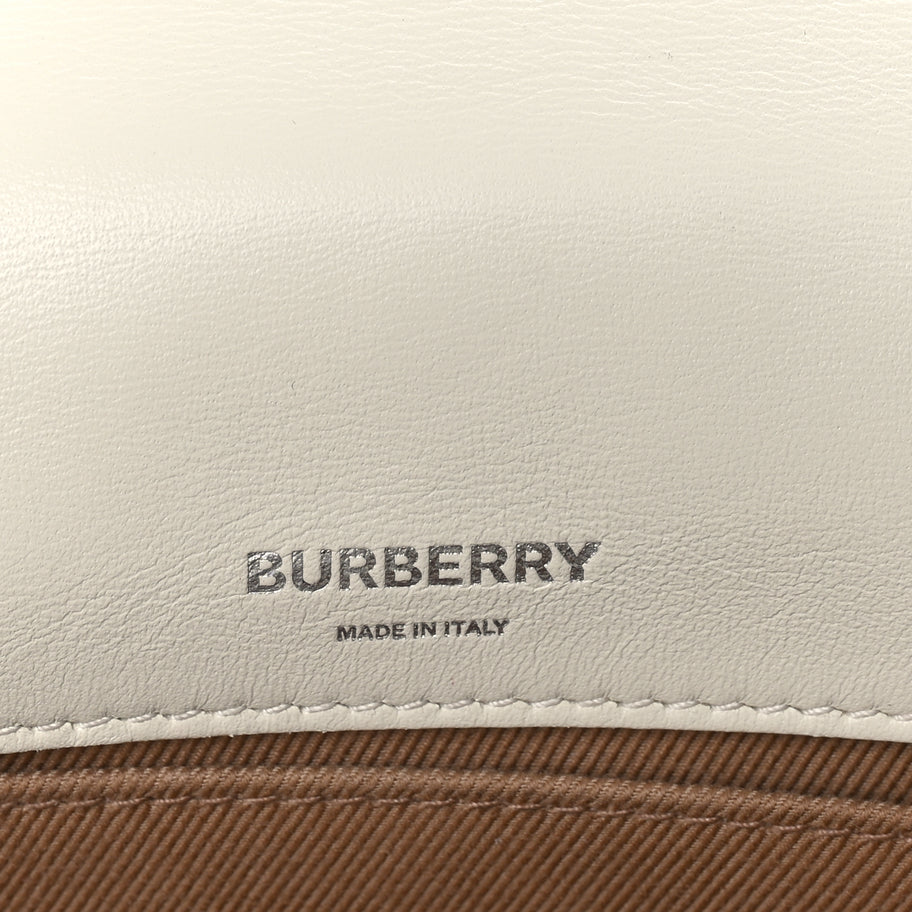Burberry Lambskin Quilted Small Lola Bag Pale Vanilla Image 4