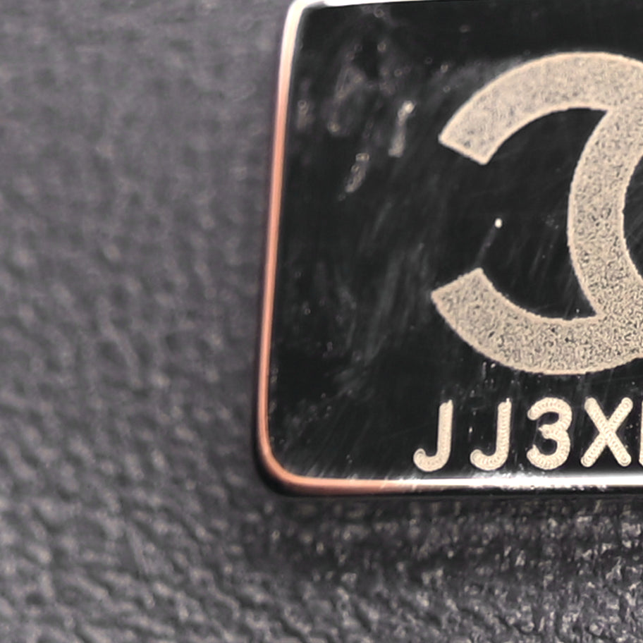 Chanel Lambskin Quilted Mini Rectangular Flap Dark Grey Image 6