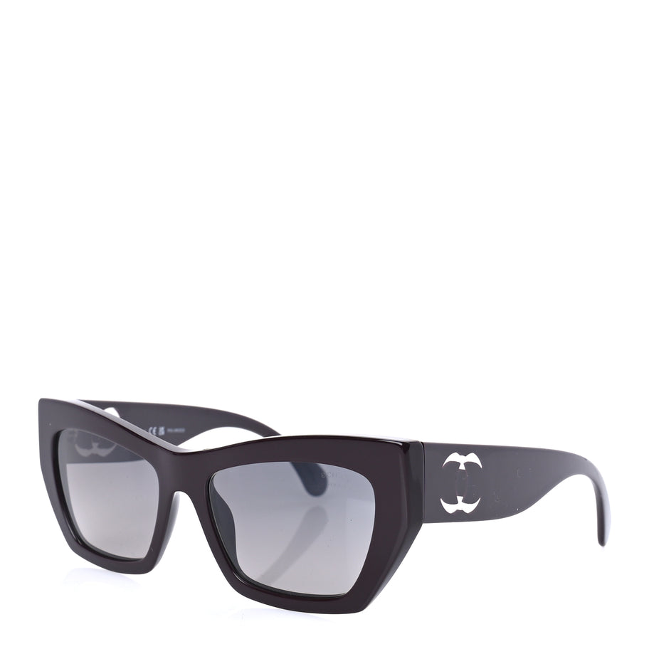 Chanel Acetate Cat Eye Sunglasses 5527 Purple Image 1