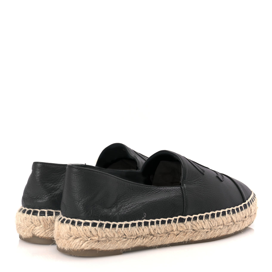 Chanel Calfskin CC Espadrilles Black Image 5