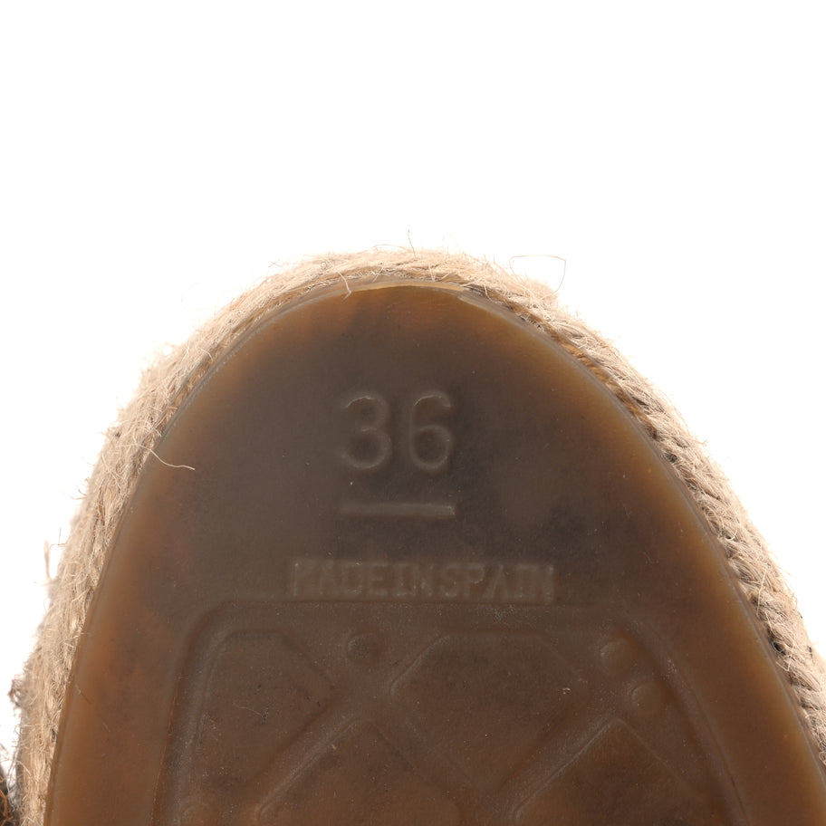 Chanel Calfskin CC Espadrilles Black Image 7