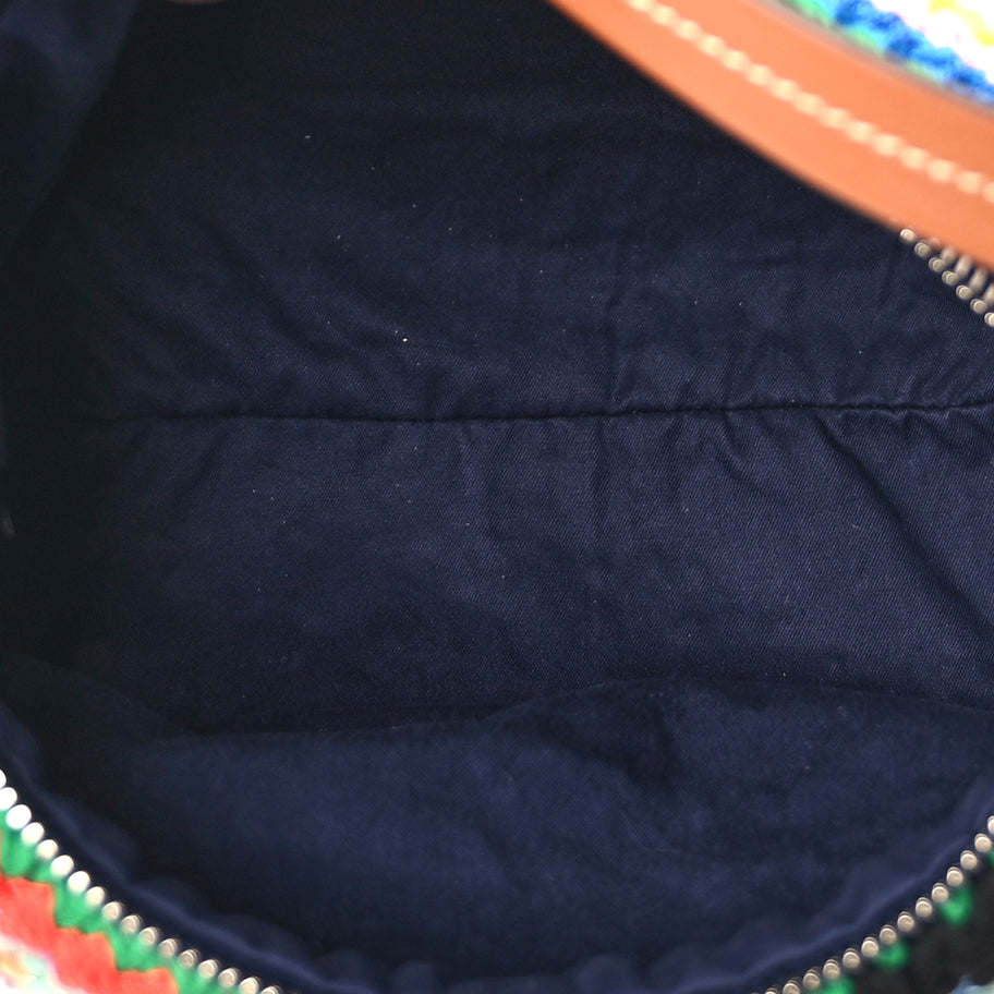 Miu Miu Fabric Crochet Pouch Multicolor Image 4