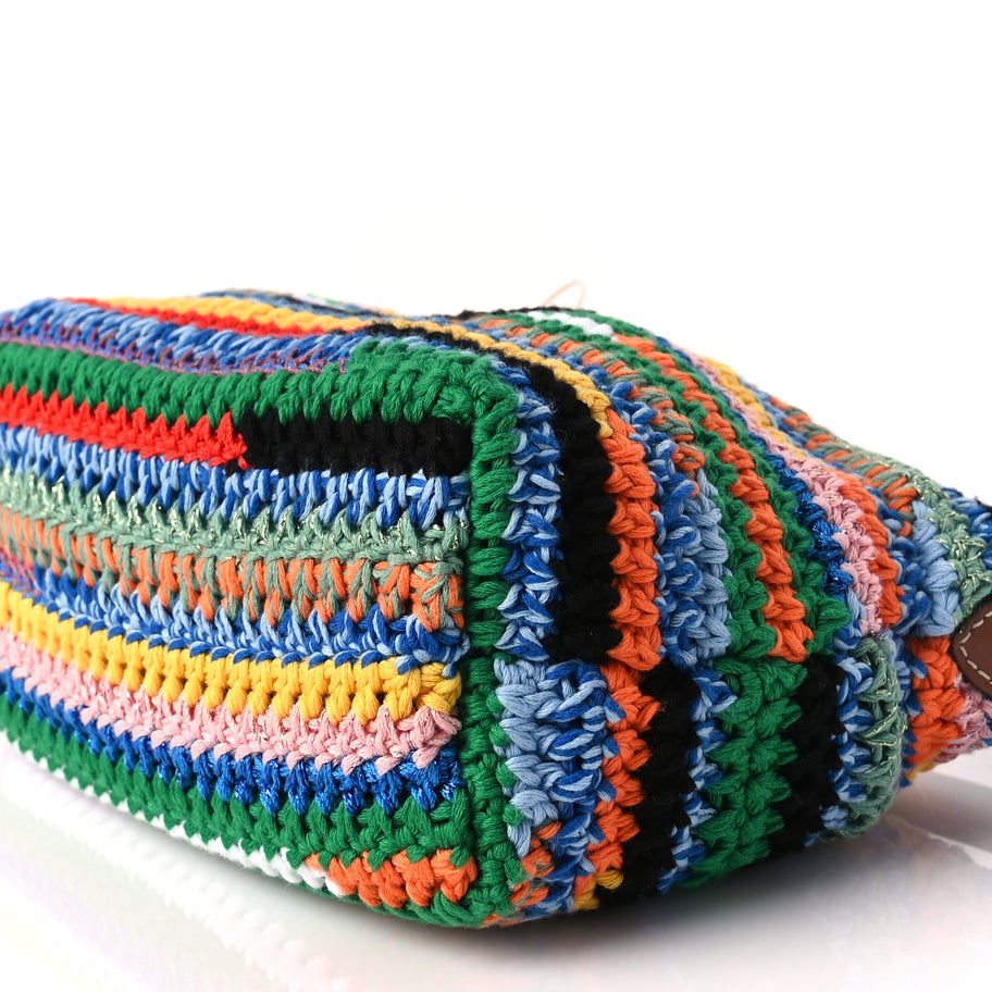 Miu Miu Fabric Crochet Pouch Multicolor Image 8