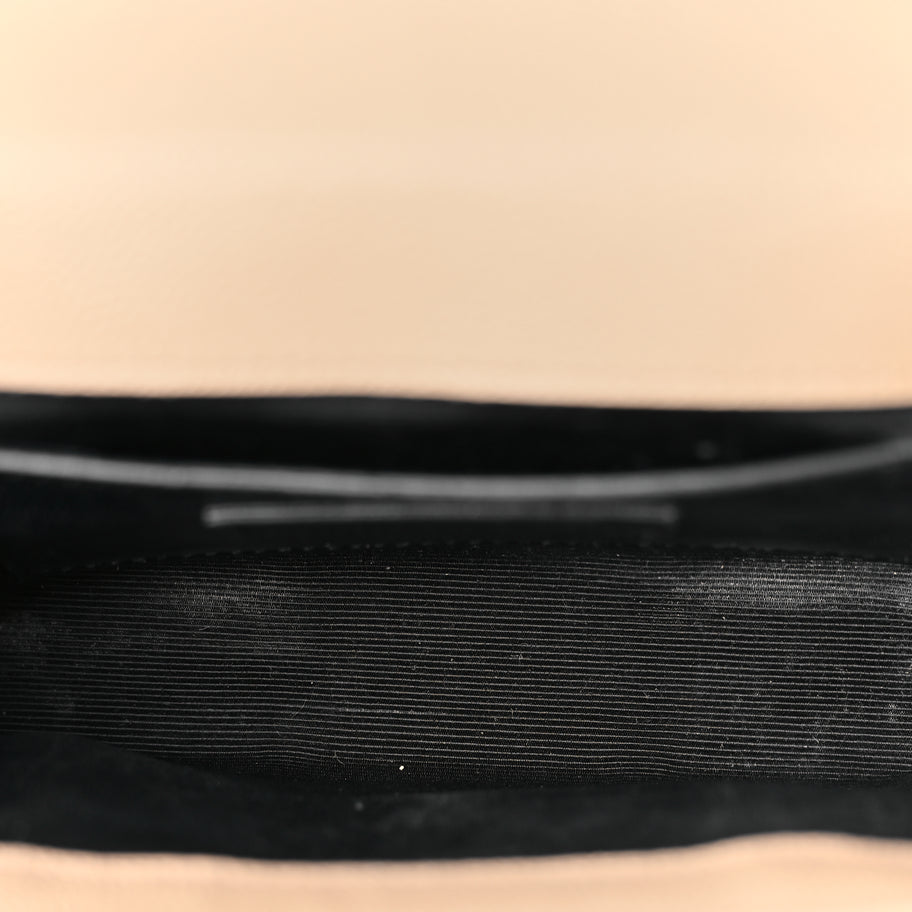 Saint Laurent Grain De Poudre Small Monogram Kate Satchel  Nude Powder Image 4