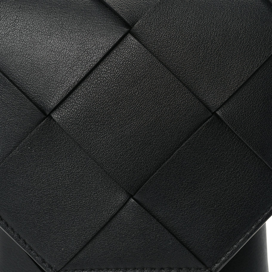 Bottega Veneta Calfskin Intreccio Diago Phone Pouch Black Pinecone Black Pinecone Image 6