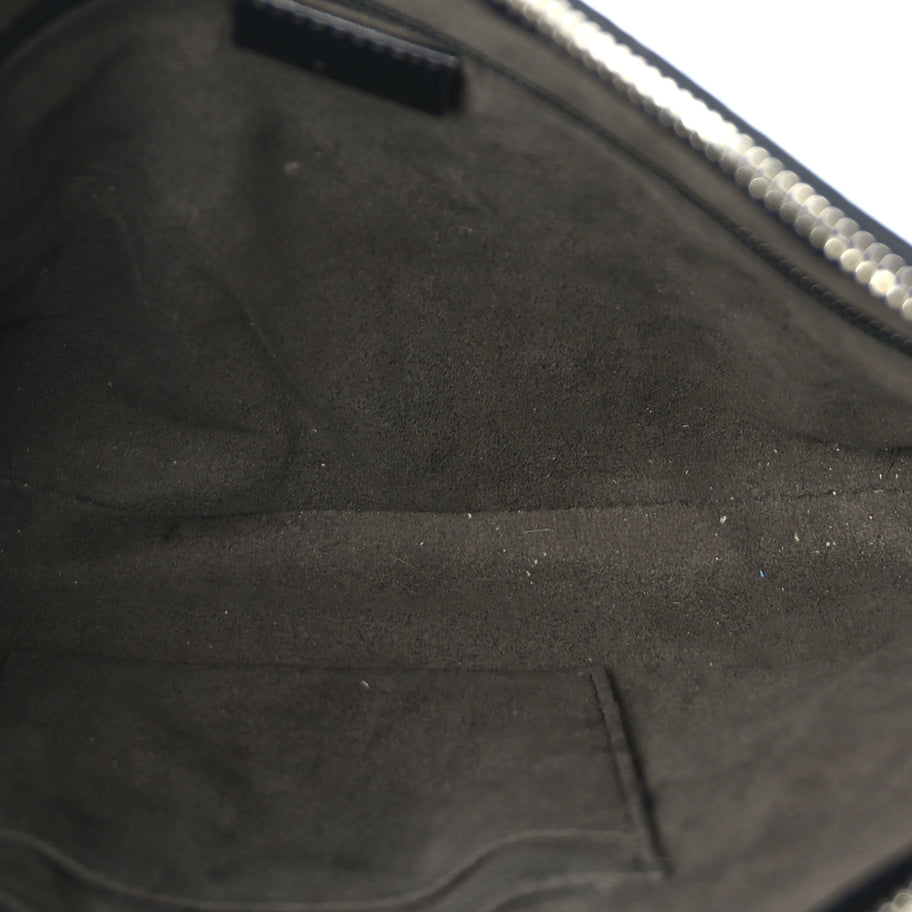 Gucci Guccissima Signature Small Messenger Bag Black Image 7