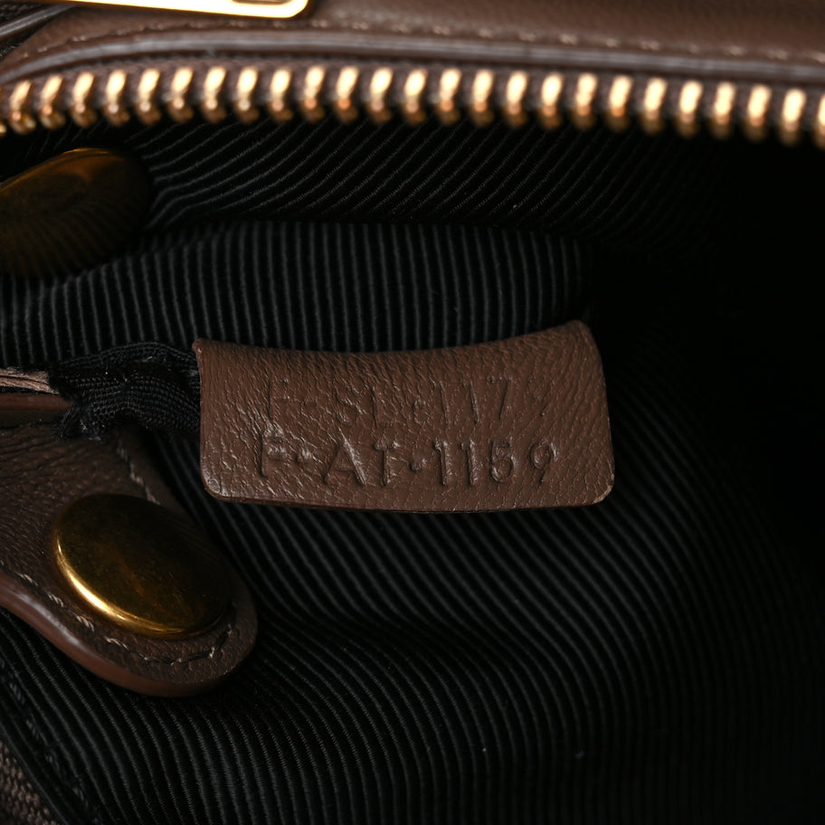 Celine Lambskin Large Trio Crossbody Bag Brown Image 6