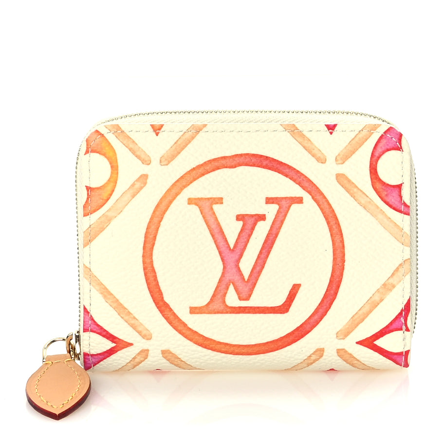 Louis Vuitton Monogram LV By The Pool Zippy Coin Purse Coral Image 1