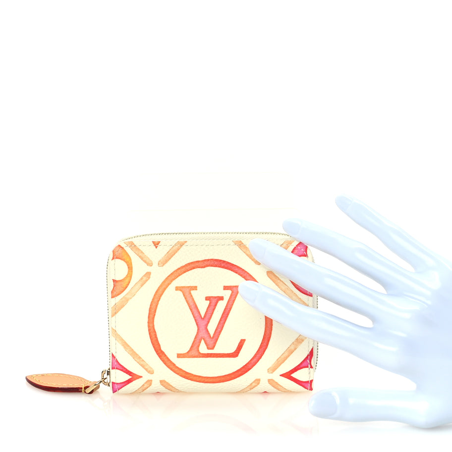 Louis Vuitton Monogram LV By The Pool Zippy Coin Purse Coral Image 2