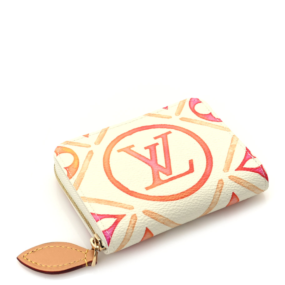 Louis Vuitton Monogram LV By The Pool Zippy Coin Purse Coral Image 4