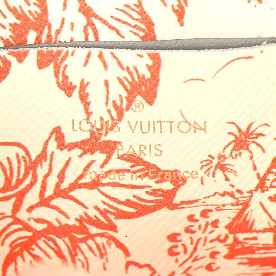 Louis Vuitton Monogram LV By The Pool Zippy Coin Purse Coral Image 6