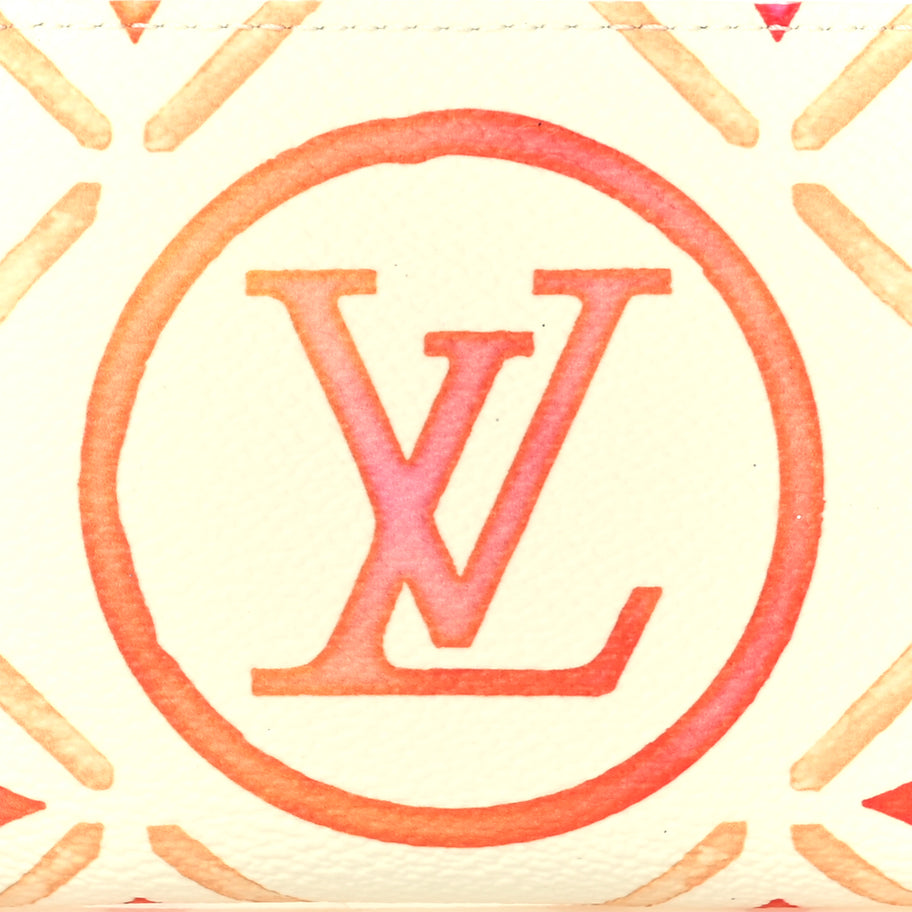 Louis Vuitton Monogram LV By The Pool Zippy Coin Purse Coral Image 7