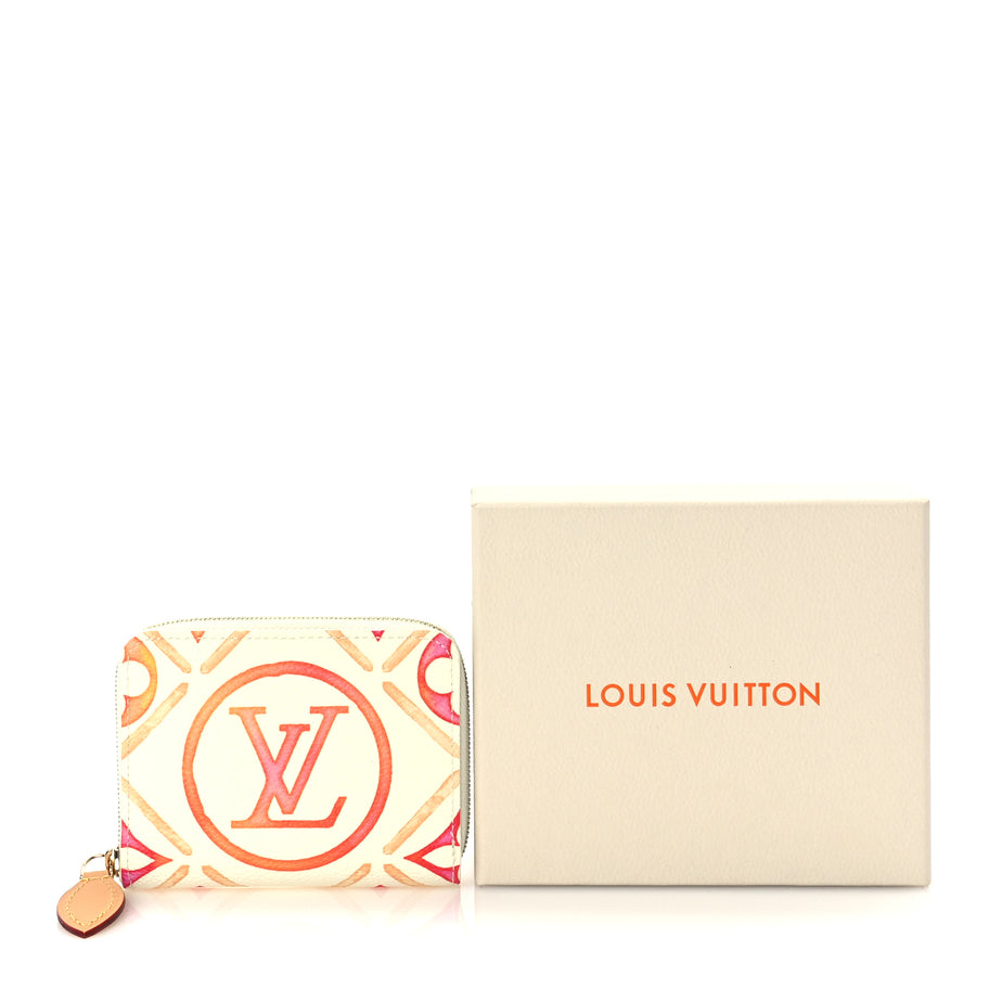 Louis Vuitton Monogram LV By The Pool Zippy Coin Purse Coral Image 8