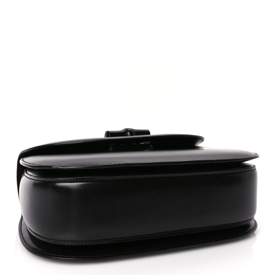 Gucci Boarded Dyana Lux Calfskin Web Monochrome Medium Bamboo 1947 Top Handle Bag Black Image 3