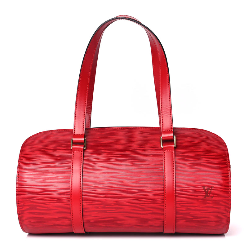  Louis Vuitton Epi Soufflot Castillan Red Castillan Red