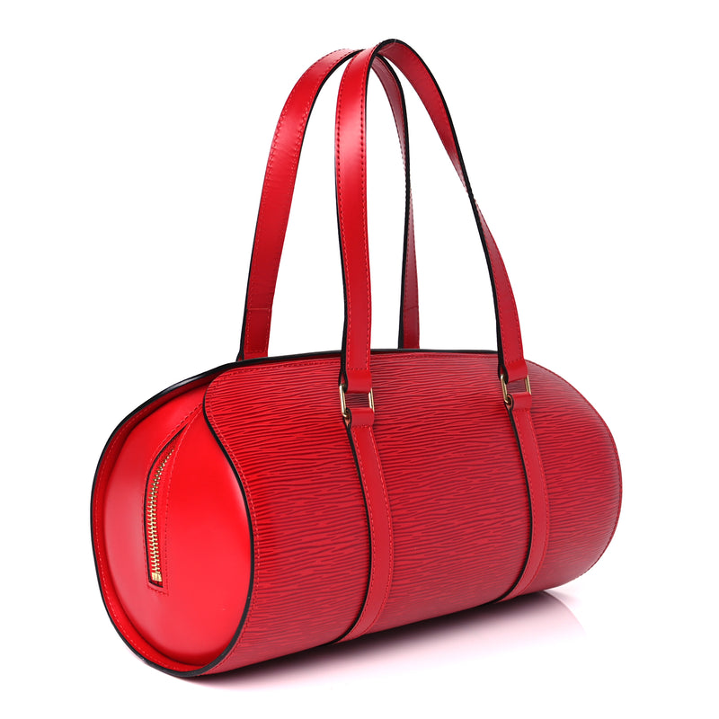  Louis Vuitton Epi Soufflot Castillan Red Castillan Red