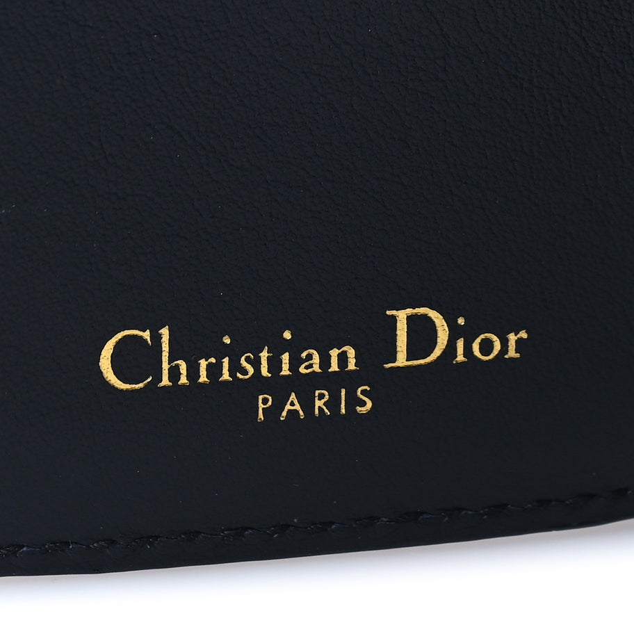 Christian Dior Oblique 30 Montaigne Lotus Wallet Blue Image 7