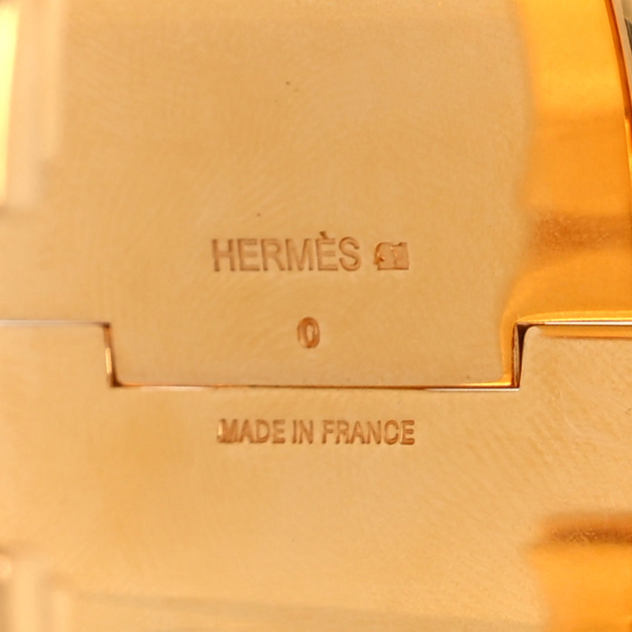 Hermes Enamel Extra Wide Clic Clac H Bracelet PM Black Image 3