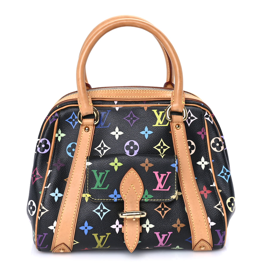 Louis Vuitton Louis Vuitton Monogram Multicolor Priscilla Black Black Image 1