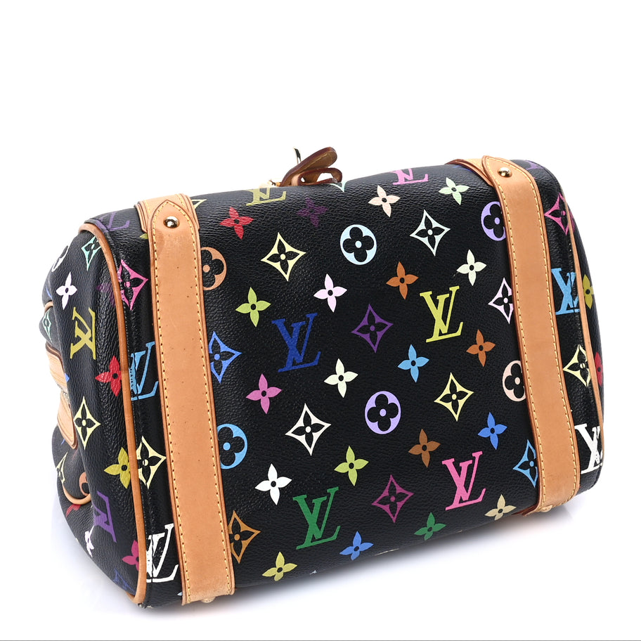 Louis Vuitton Louis Vuitton Monogram Multicolor Priscilla Black Black Image 3