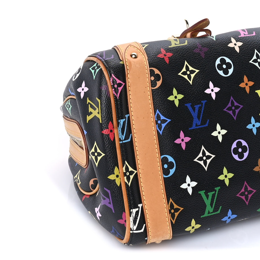 Louis Vuitton Louis Vuitton Monogram Multicolor Priscilla Black Black Image 7