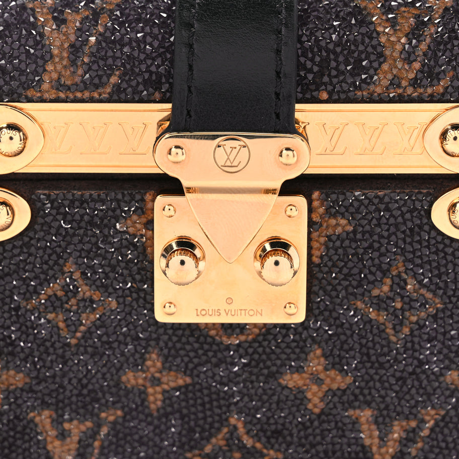 Louis Vuitton Satin Crystal Monogram Treasure Box Image 6