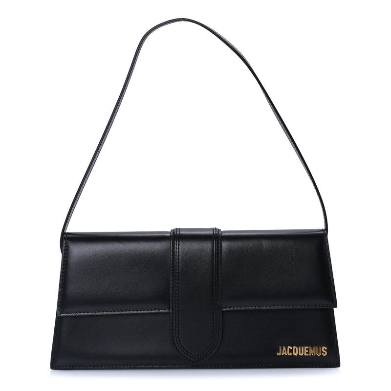  Jacquemus Smooth Calfskin Le Bambino Long Black