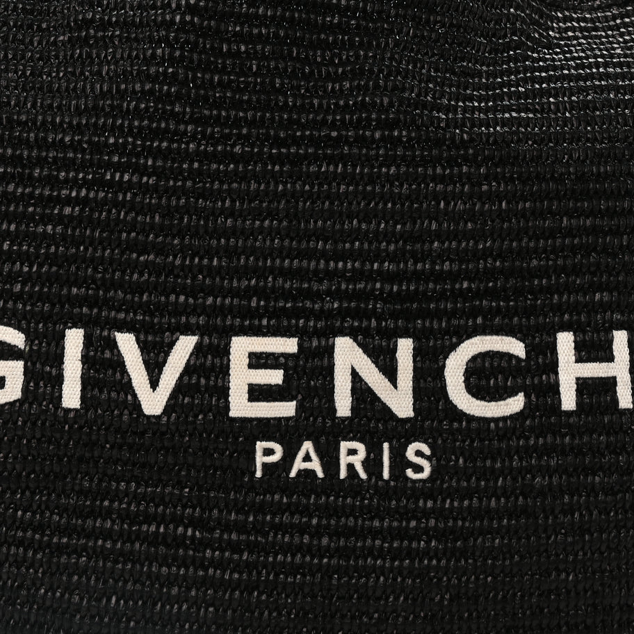 Givenchy Raffia Medium G Tote Black Image 6