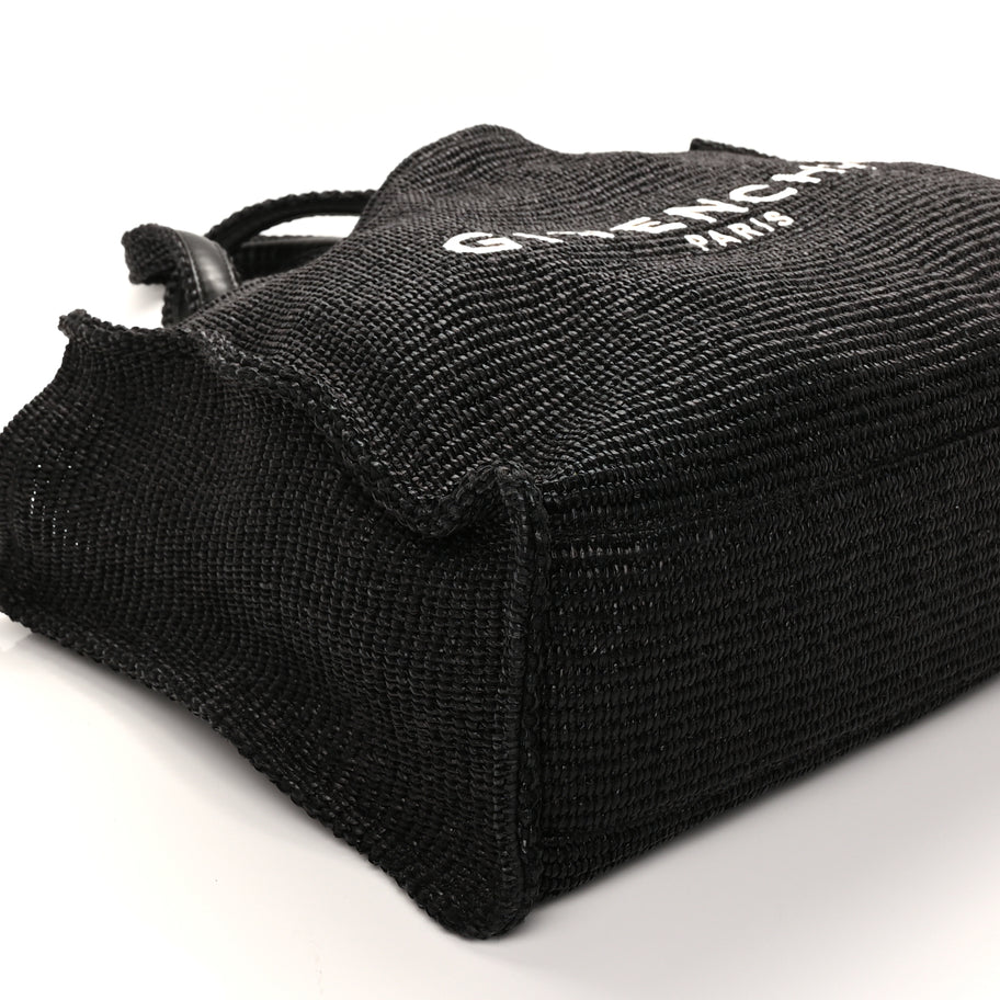 Givenchy Raffia Medium G Tote Black Image 7