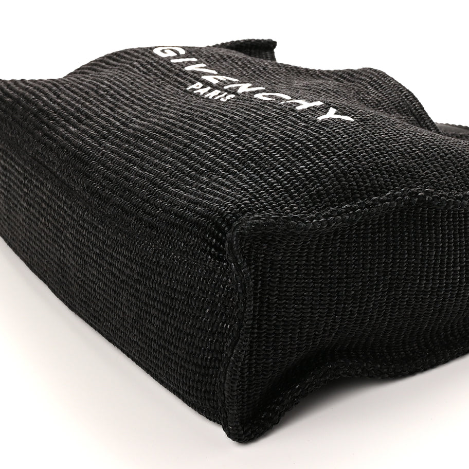 Givenchy Raffia Medium G Tote Black Image 8