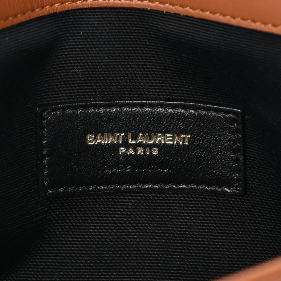 Saint Laurent Canvas Uptown Pouch Natural Beige Brick Image 6