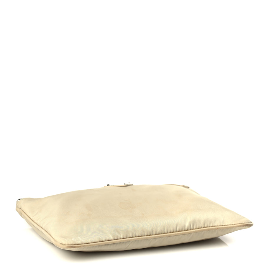 Prada Re-Nylon Vela Pouch Beige Image 3