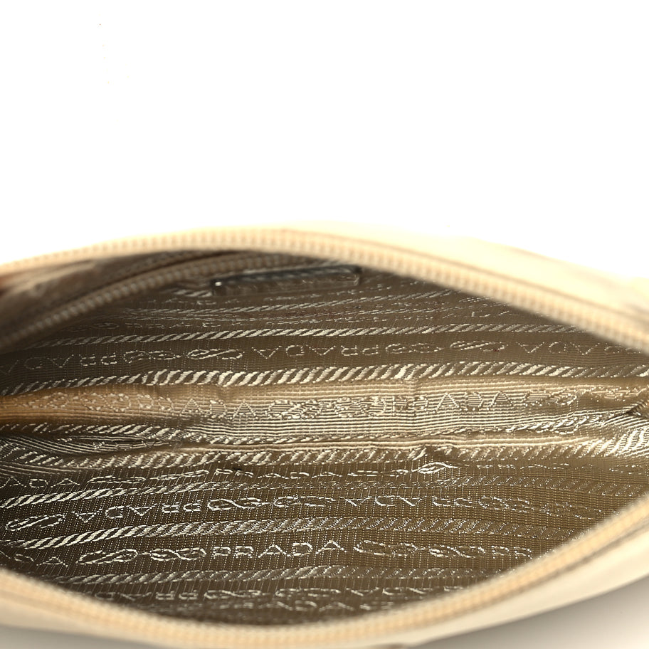 Prada Re-Nylon Vela Pouch Beige Image 4