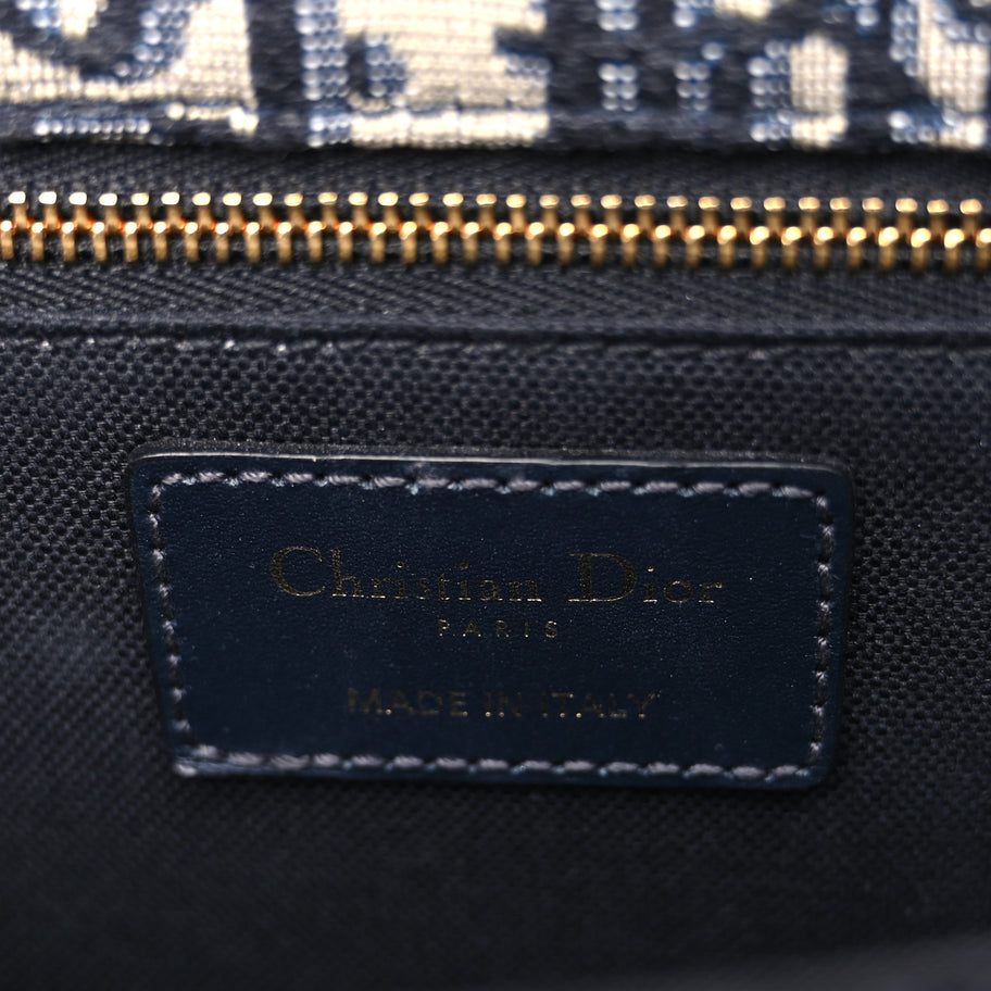 Christian Dior Oblique 30 Montaigne Flap Bag Blue Image 5