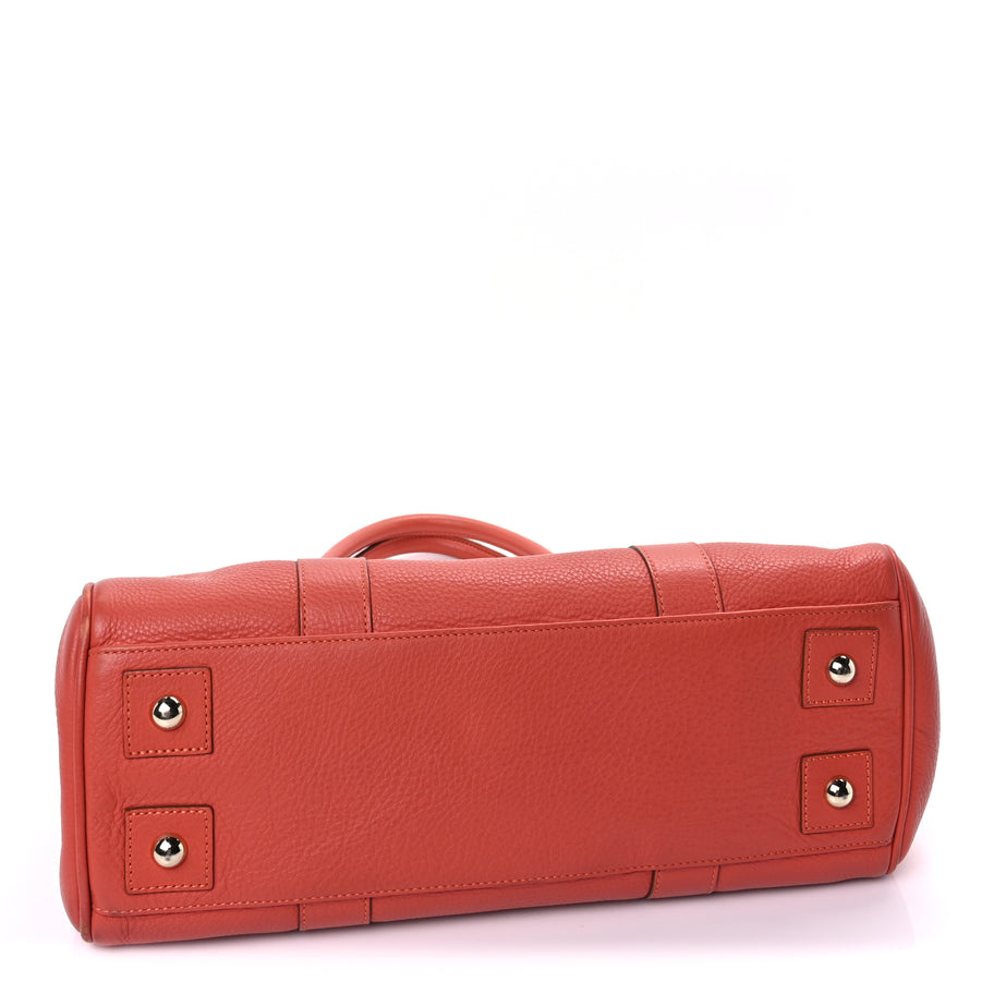 Mulberry Small Classic Grain Bayswater  Coral Image 3