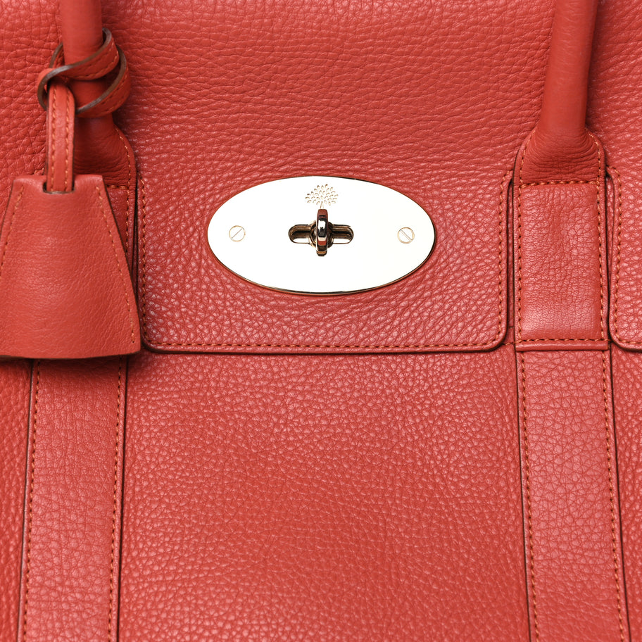 Mulberry Small Classic Grain Bayswater  Coral Image 6