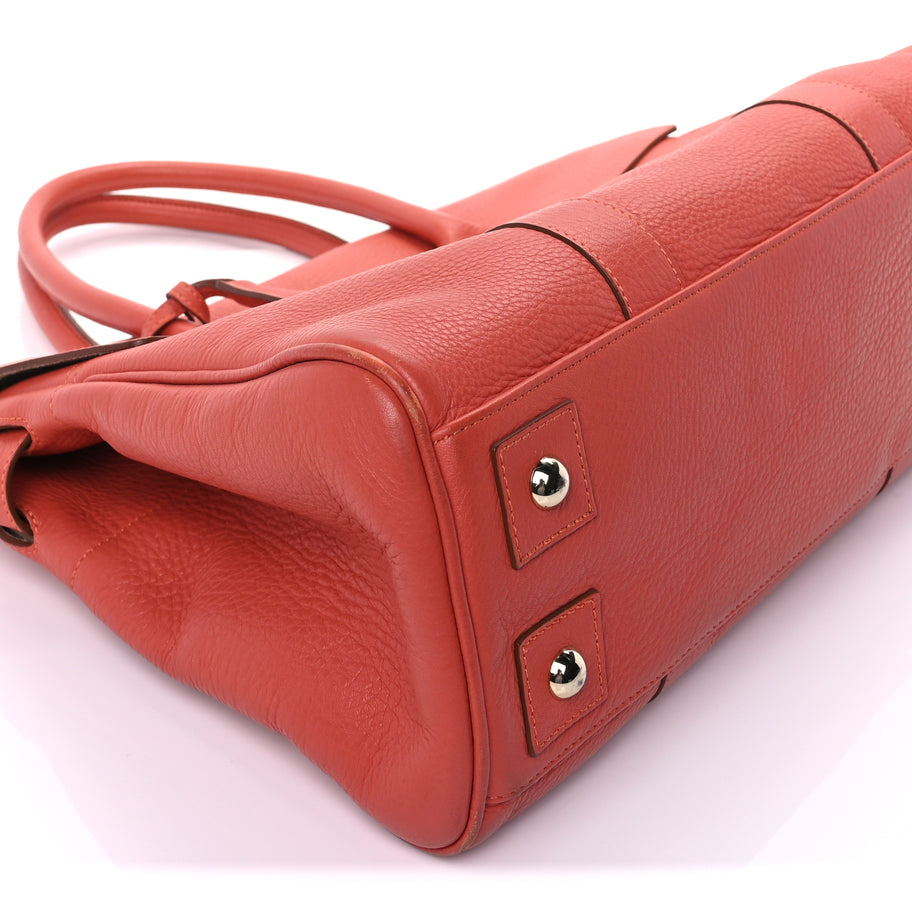 Mulberry Small Classic Grain Bayswater  Coral Image 7