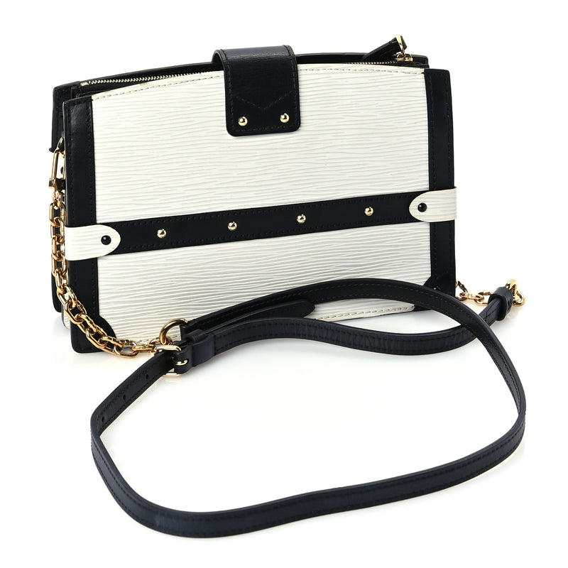  Louis Vuitton Epi Trunk Clutch White