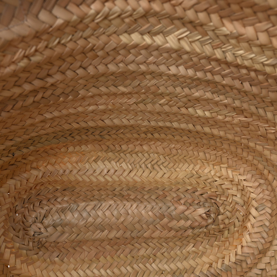 Loewe Raffia Large Basket Tote Bag Natural Tan Image 4