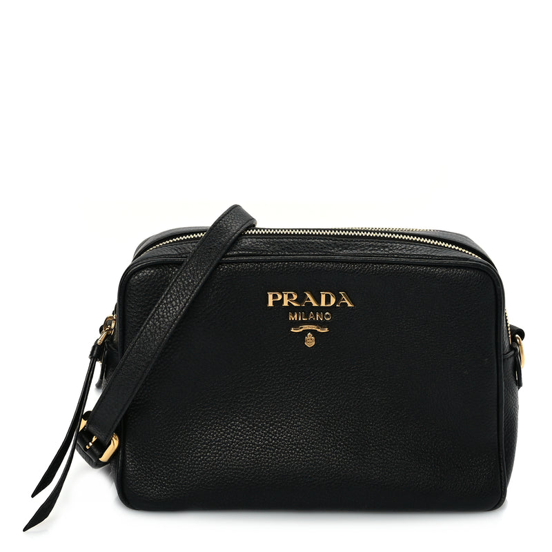  Prada Vitello Phenix Camera Bag Black