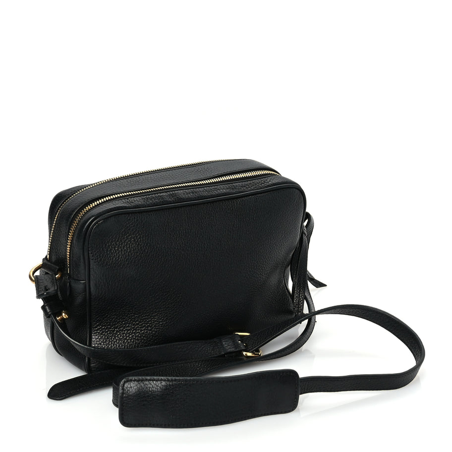 Prada Vitello Phenix Camera Bag Black Image 2