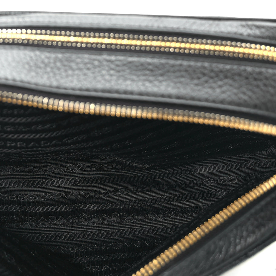 Prada Vitello Phenix Camera Bag Black Image 4