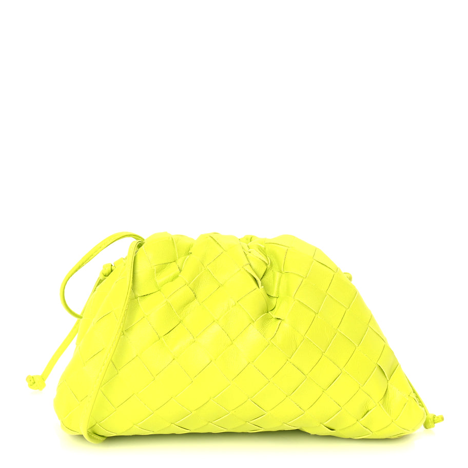 Bottega Veneta Nappa Intrecciato The Mini Pouch  Kiwi Image 1